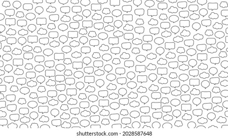 Speech pattern on a white background