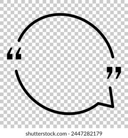 Speech quotation mark. Quote frames for definition, remark, and citation design
