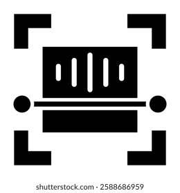 Speech Recognition Glyph Icon Design For Personal And Commercial Use