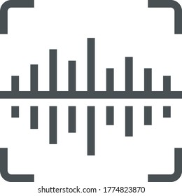 Speech Recognition Icon. Monoline concept
The icon was created on a 48x48 pixel aligned, perfect grid providing a clean and crisp appearance. Adjustable stroke weight. 
