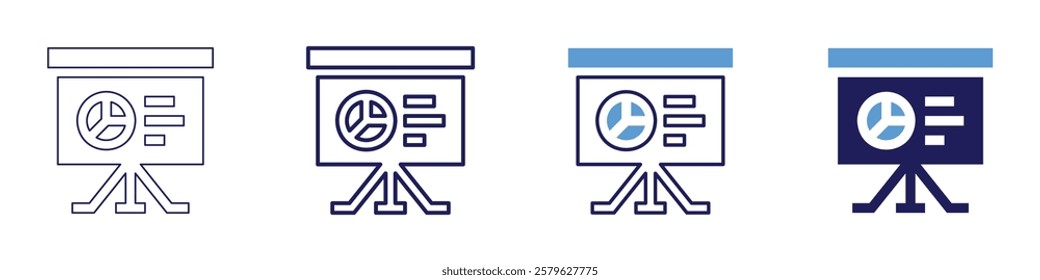 Speech structure icon in 4 different styles. Thin Line, Line, Bold Line, Duotone. Duotone style. Editable stroke.