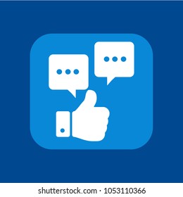 speech talk sign icon