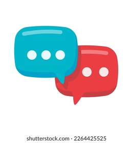 speech text box with three dots Conversation concept to exchange ideas.