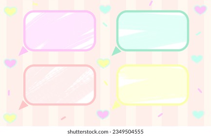 texto de voz lindo chat color pastel
