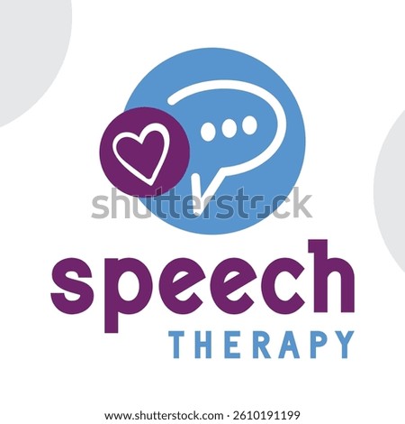 A speech therapy logo design
