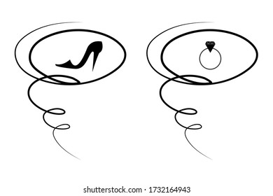 Speech, thinking bubbles set of icons. Hand drawn doodle freehand sketch style. Vector illustration. White background