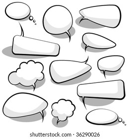 Speech And Thought Bubbles