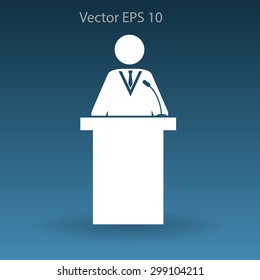 speech  vector icon