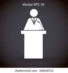 speech  vector icon