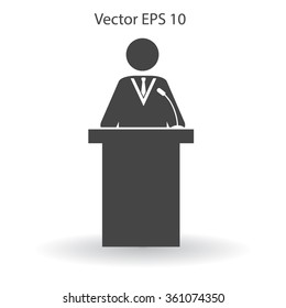 speech  vector icon