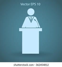 speech  vector icon