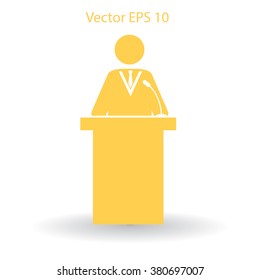 speech  vector icon