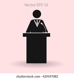 speech  vector icon