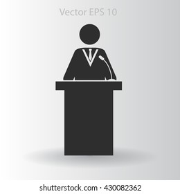 speech  vector icon