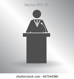 speech  vector icon