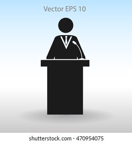 speech  vector icon