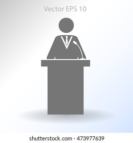 speech  vector icon
