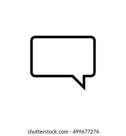 Speech vector icon