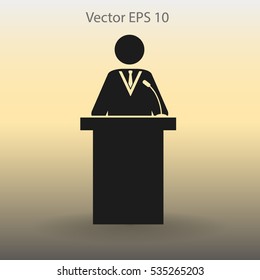 speech  vector icon