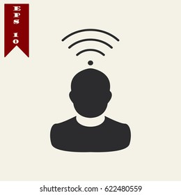 Speech vector icon