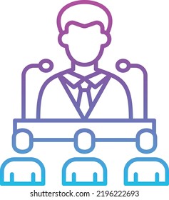 Speech vector icon. Can be used for printing, mobile and web applications.
