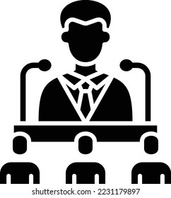 Speech vector icon. Can be used for printing, mobile and web applications.