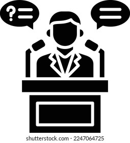 Icono de vector de voz. Se puede usar para imprimir, móviles y aplicaciones web.