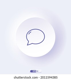 speech_bubble icon. e-commerce icons. Сollection of web icons for online store, such as discounts, delivery, contacts, payment, app store, shopping cart.