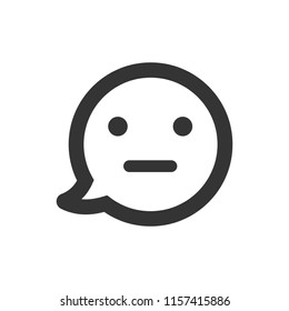 Speechless Emoji Icon