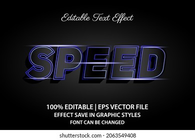 Speed 3d Editable Text Effect