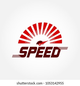 Speed acceleration logo design