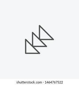 Speed arrow icon isolated on light background. Multimedia symbol modern, simple, vector, icon for website design, mobile app, ui. Vector Illustration