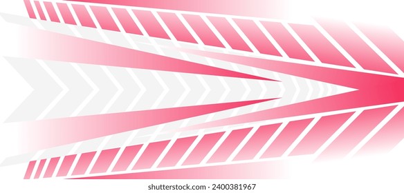 Speed arrow striped pink gradient abstract sport background