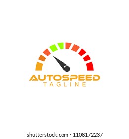 speed auto car logo template