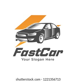 speed Auto car Logo Template vector illustration icon design. Fast Car Logo. svg