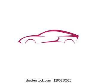 Speed auto Car logo template icon design