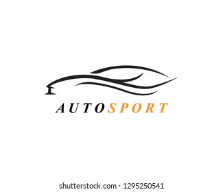 Speed auto Car logo template icon design