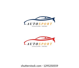 Speed auto Car logo template icon design