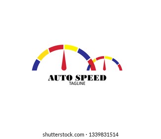 Speed Auto Car Logo Template vector illustration icon design - Vector
