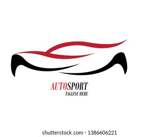 Speed auto car logo template - Vector
