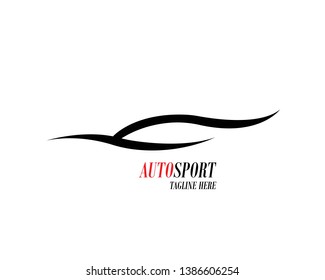 Speed auto car logo template - Vector
