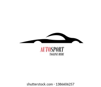 Speed auto car logo template - Vector
