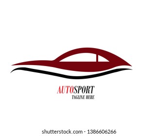 Speed auto car logo template - Vector
