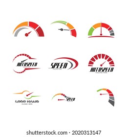 diseño de icono de la ilustración del vector de la plantilla del coche automático de velocidad