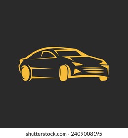 Speed Auto car Logo template vector flat design