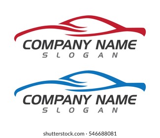 speed Auto car Logo Template vector icon
