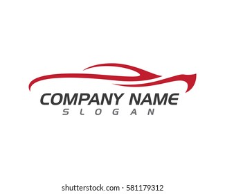 speed Auto car Logo Template vector icon