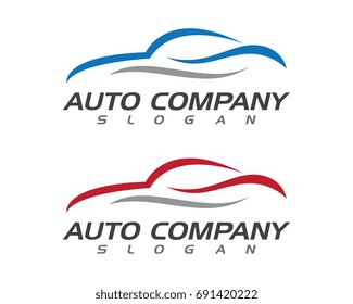 speed Auto car Logo Template vector icon