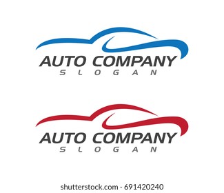 speed Auto car Logo Template vector icon
