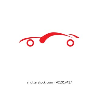 speed Auto car Logo Template vector icon